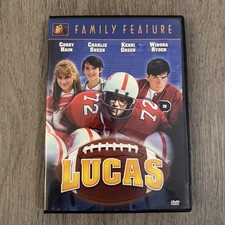 LUCAS DVD [1986] COREY HAIM CHARLIE SHEEN WINONA RYDER - OOP - MINT DISC!