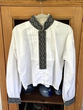 Authentic Handmade NORWEGIAN BUNAD shirt from Norway