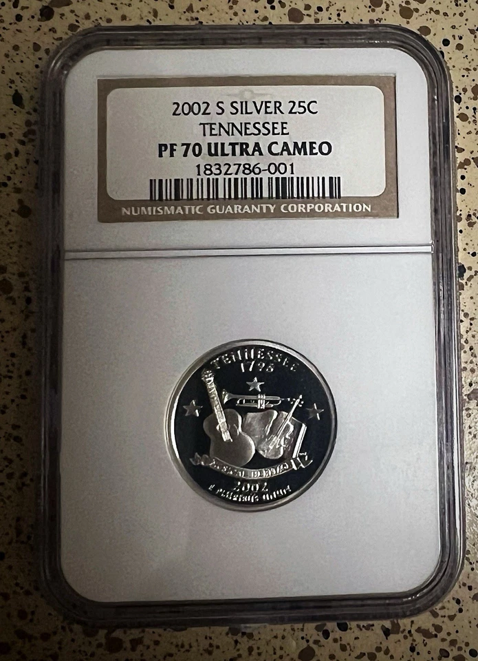 2001, 2002, 2005 & 2008 S NGC PF70 Ultra Cameo Silver Proof 5 Coin State Lot 25c - Image 4 of 4