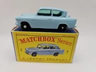 Lesney Matchbox Ford Anglia No 7 D Series Box Blue England Clean