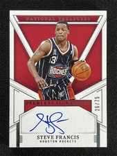 2024-25 Panini National Treasures Steve Francis Peerless Signatures Auto /75