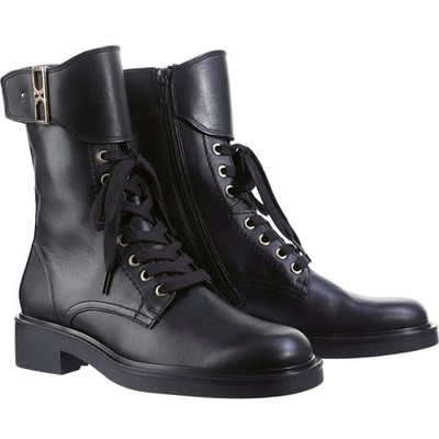 Högl Nick Women's Black Leather Ankle Boots Casual Fashion 6101943-0100