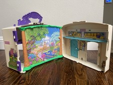 1993 Vintage Kenner Littlest Pet Shop Petting Zoo Barn Case COMPLETE