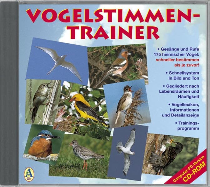 Vogelstimmen-Trainer. CD-ROM: Gesänge und Rufe 175 heimischer Vögel (PC PC)