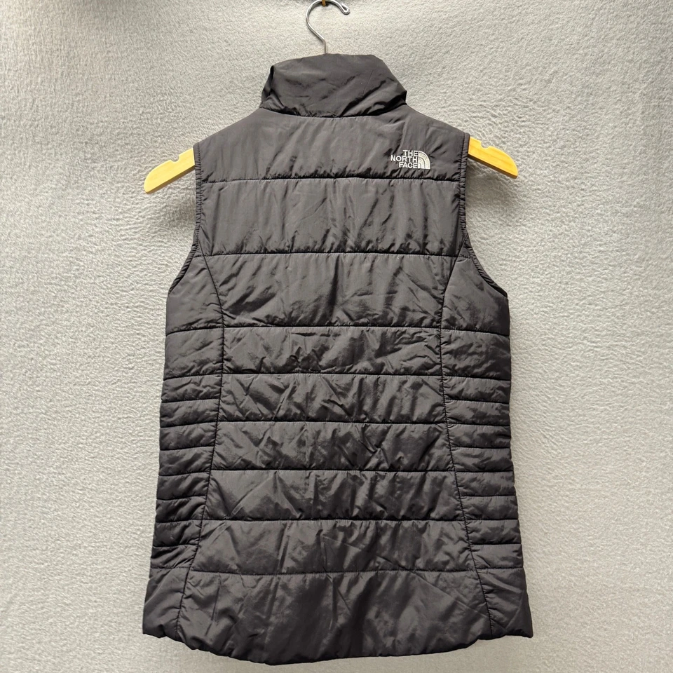 The North Face Jacket Girls Large Youth Black Puffer Vest Full Zip Nylon - Image 3 of 4