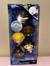 DC Justice League 5 PK Bath Squirters Batman Green Lantern Aqua Man WW Cyborg