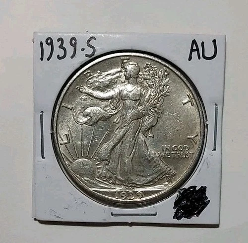 1939 S Walking Liberty Half Dollar 50C 90% Silver