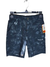 Carhartt Boys Youth Shorts Size Med 12/10 Black Gray Camo Cargo Pockets NWT