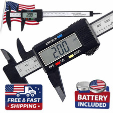 6" 150mm Digital Caliper Micrometer LCD Gauge Vernier Electronic Measuring Tool