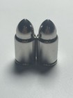 00G 9.5mm Stainless Steel Bullet Ear Plug Gauges Pair 11g Each — photo 3