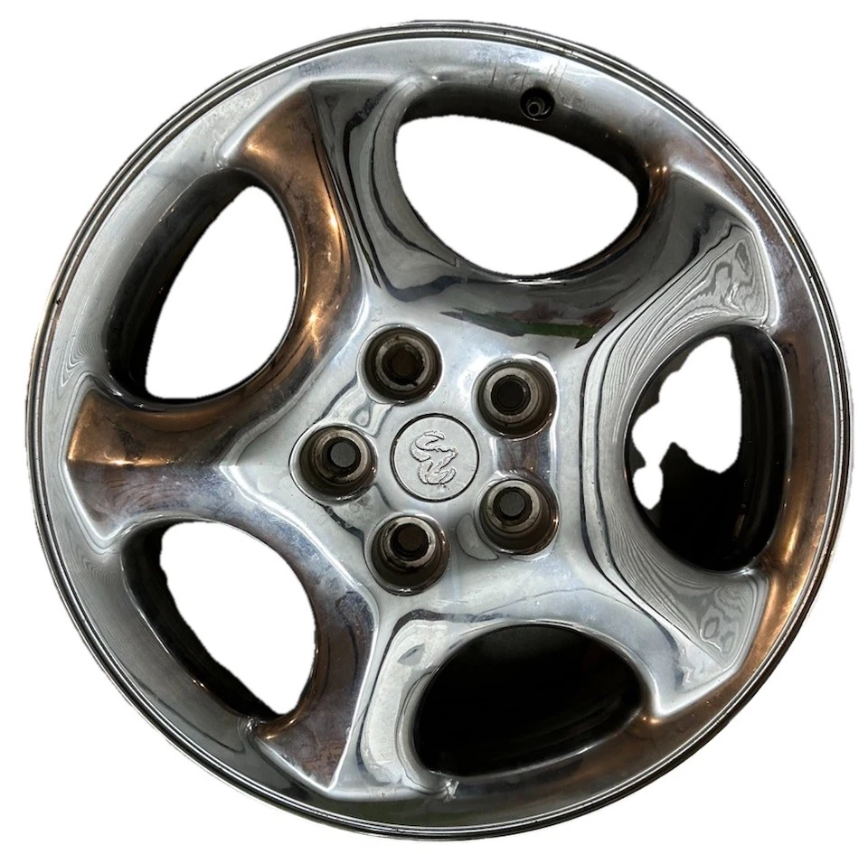 JUEGO DE 4 llantas cromadas Dodge Grand Caravan 2001-2002 OEM 17 pulgadas 17" Foto 3 de 4