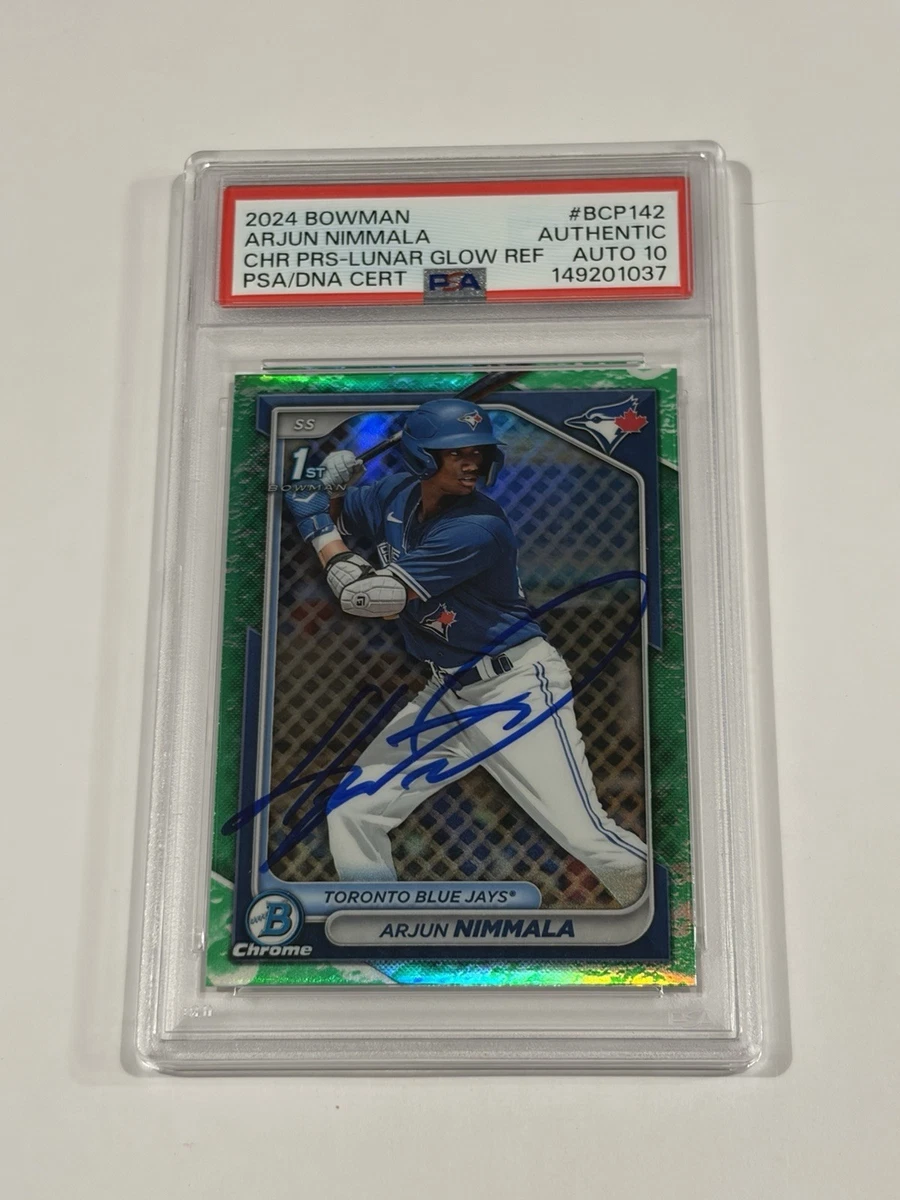 チャップマン ボウマンオート リフラクター Bowman Toronto Blue Jays Baseball Autographed Sports Trading Cards