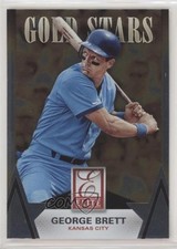 2015 Panini Elite Gold Stars George Brett #12 HOF 04br