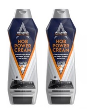 2 x Astonish Specialist Hob Cream Cleaner Zesty Lemon Kills 99.9% of Germs 500ml 8.89 per litre
