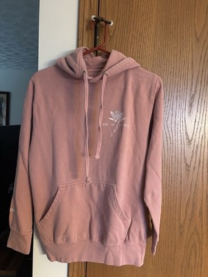 Shawn Mendes Lost in Japan Concert Tour Hoodie Pink Mauve Sweatshirt Size S