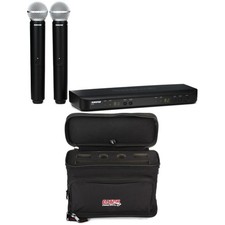 Shure BLX288/SM58 Dual Channel Wireless Handheld Microphone System with Bag - H9
