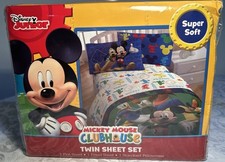 New Mickey Mouse Clubhouse Twin Sheet Set