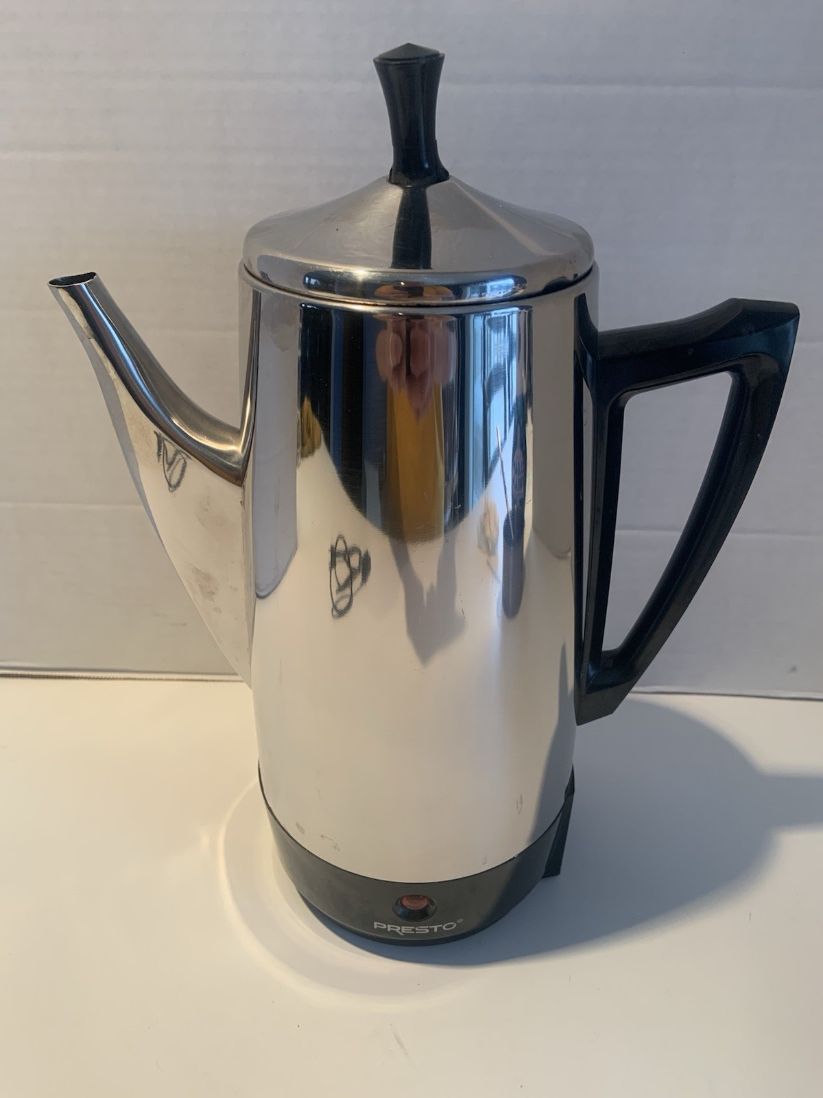 Presto Electric Coffee Percolator 12-Cup 0281105 Stainless Steel 