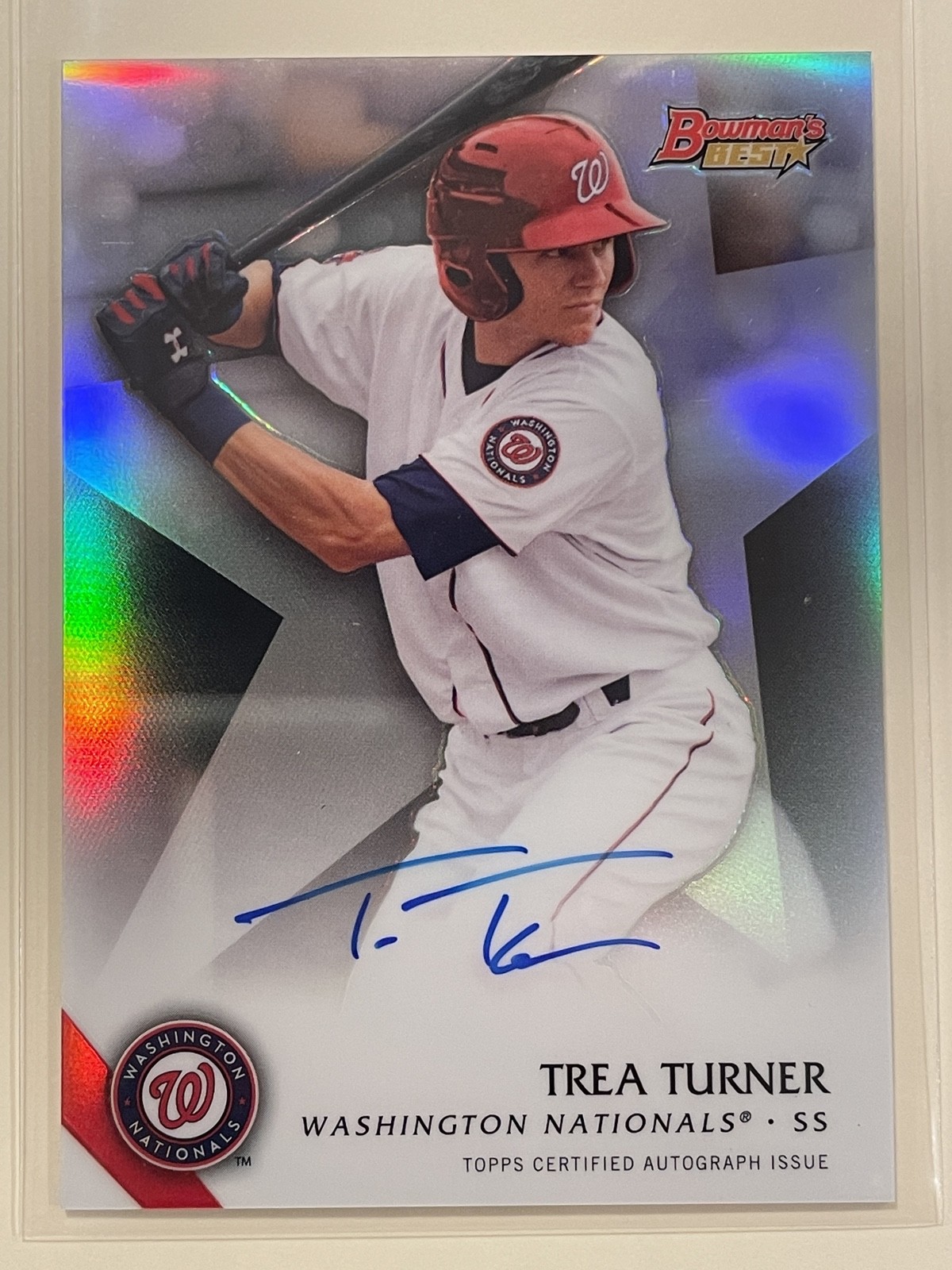 Trea Turner #TT (Baseball Cards 2015 Bowman's Best of Autographs) — is it worth grading?