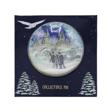 Harry Potter Hogwarts in the Snow - Snowglobe Pin Badge Limited - PIN SEEKING