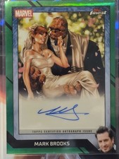 2026 Topps Finest Fantastic Four Mark Brooks Auto Green /99 CB-MS