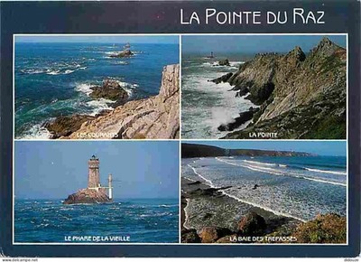 Postcard - 29 - La Pointe du Raz - Multivues - Le Phare de la Vieille - Voi