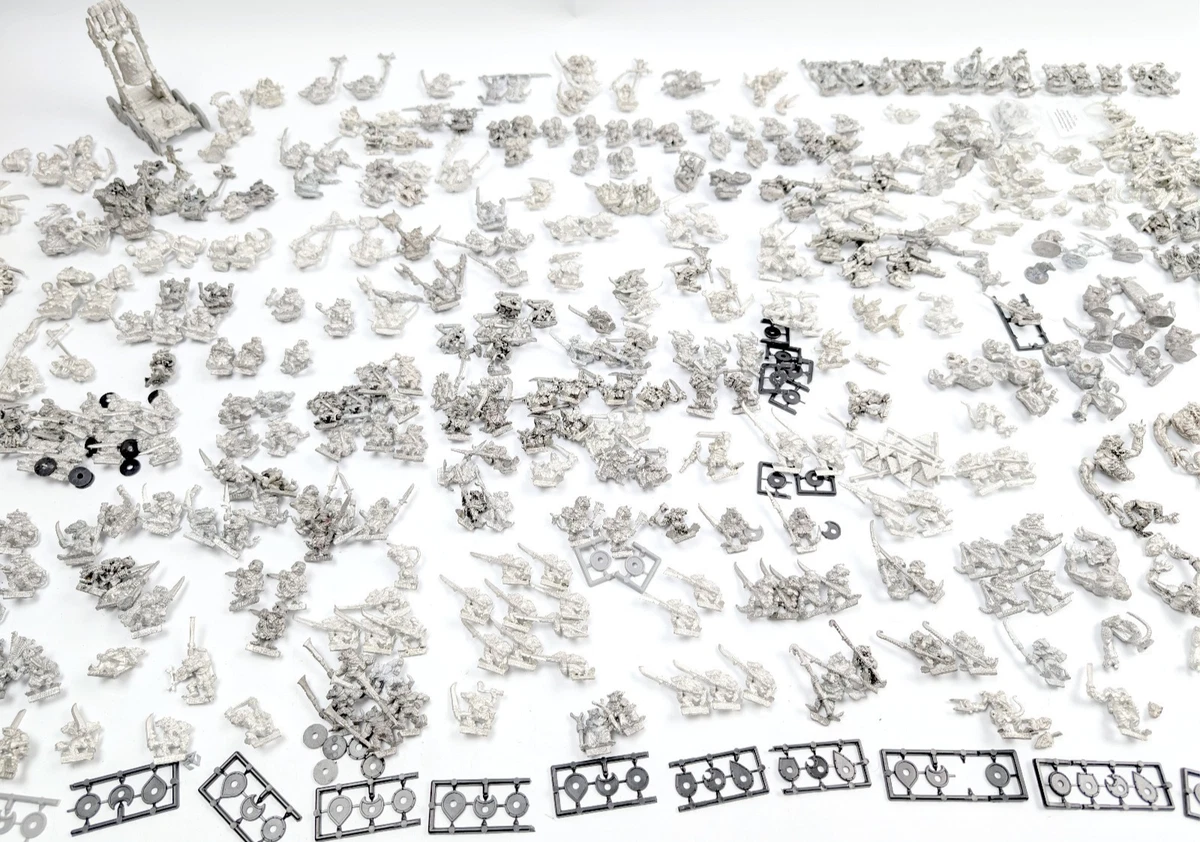Citadel Warhammer 1985 - Skaven C47 Flench Packlord Ratmen - Miniature Non Dipinte Non Assemblate
