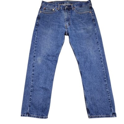 Levi's Jeans 505 Relaxed Straight Jeans Size 36/30 Men's Excellent Condition