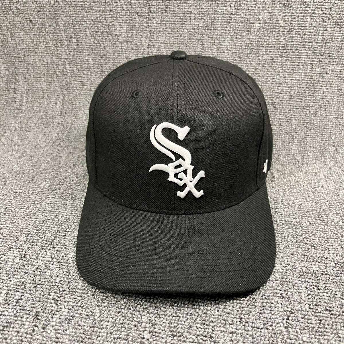 Chicago White Sox '47 Brand MVP Snapback Hat Black Green Underbrim Adjustable