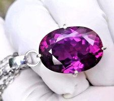 20 Ct Natürlicher Lila Saphir Oval Eleganter...