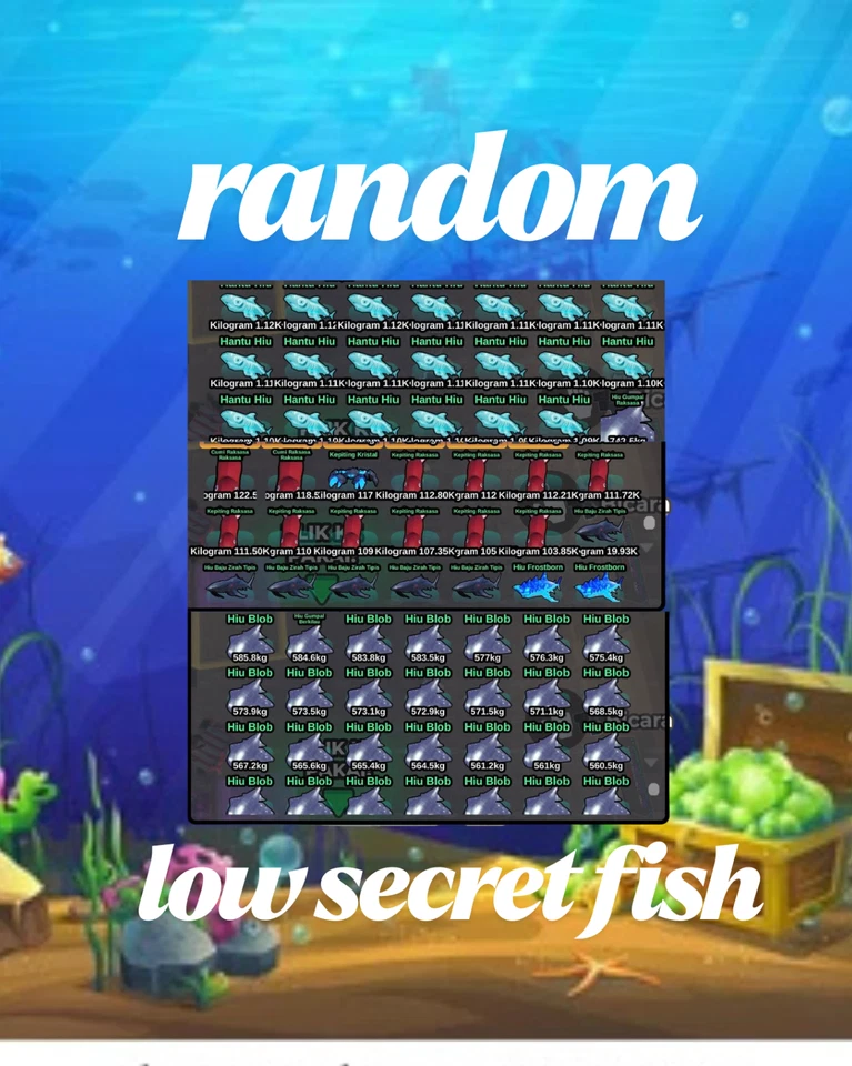 FISH IT , SECRET FISH RANDOM (Can't Choose)  - Image 2 of 2