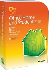 Microsoft Office 2010 Home Student 3-User (PC) Fast & Free UK Delivery