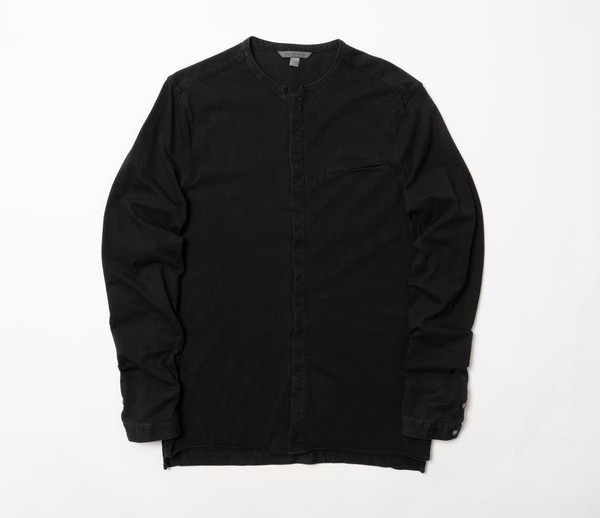 Men John Varvatos Shirt Black Cotton 36 / S / 44