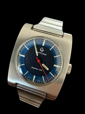 CERTINA ARGONAUT 220 Vintage Anno 1968 Carica Manuale Revisionato GARANTITO - Imagen 1 de 4