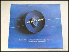 1961 General Motors Envoy Original Vintage Car Sales Brochure Catalog GM Canada