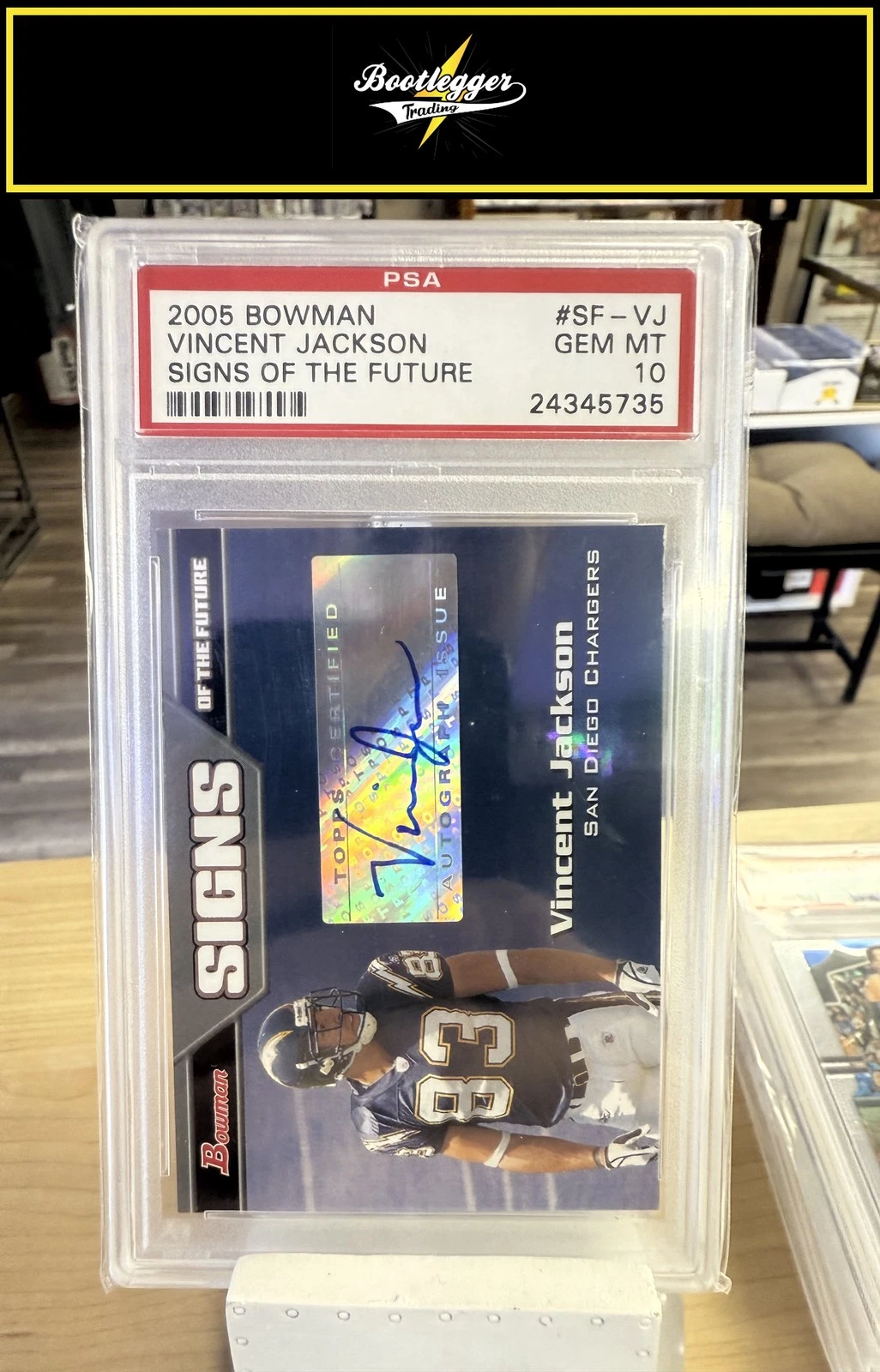 Vincent Jackson Bowman Signs of the Future #SFVJ Base