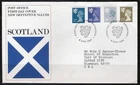 1¢ WONDER'S ~ GREAT BRITAIN SCOTLAND REGIONAL DEFINITIVES FDC ~ F22