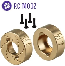 Hot Racing SXTY22H Axial SCX30 Brass Rear Hubs 4.1g (2)