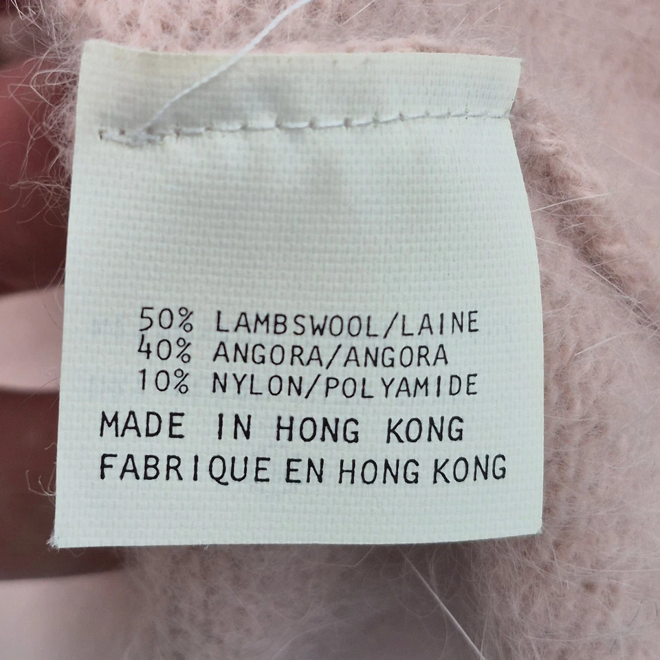 Cárdigan FRENCH CONNECTION Rosa Medio Mujer Corderos Lana Angora Mezcla Relajado - Imagen 3 de 4