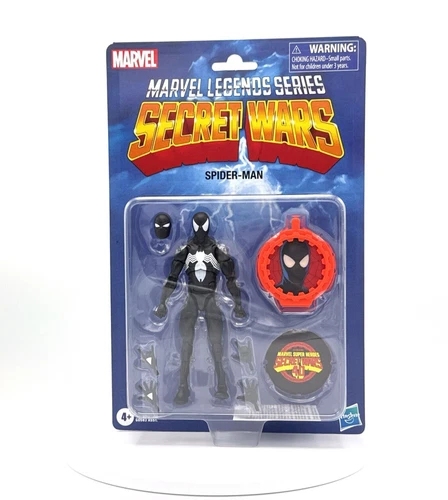 Secret Wars Marvel Legends Symbiote Black Suit Spider-Man 6-Inch Action Figure
