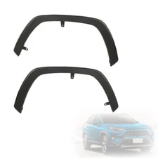 Pair Front Left Right Fender Flare Molding Trim Fit For 2019-2021 Toyota Rav4 