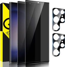 2 2 Protector De Lente De Camara y Pantalla Privacidad Para Galaxy S23 Ultra