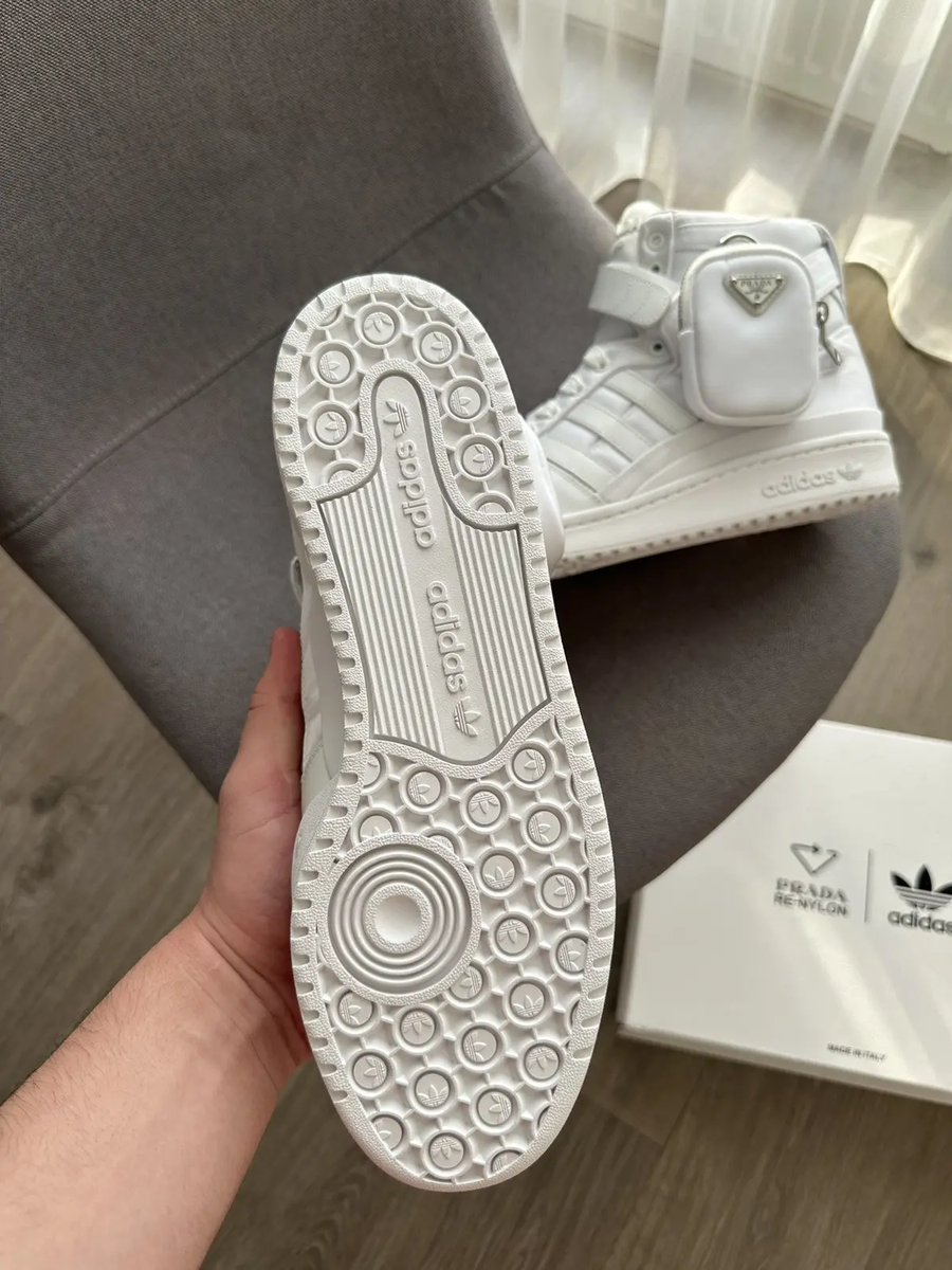 Prada Adidas Forum Low White Sneakers | eBay Prada Adidas Forum Low White Sneakers | eBay
