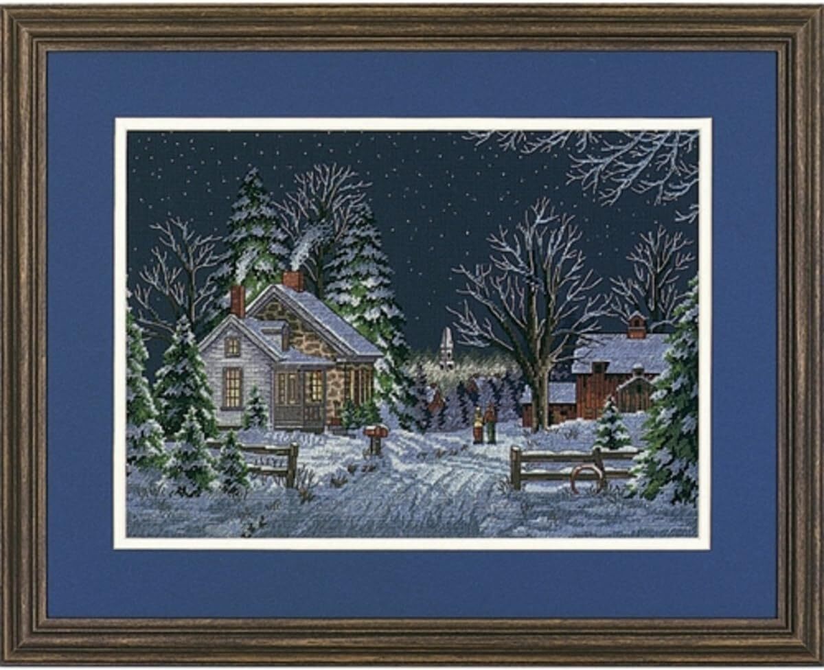 Dimensions Cntd Cross Stitch Kit-Walking to Town