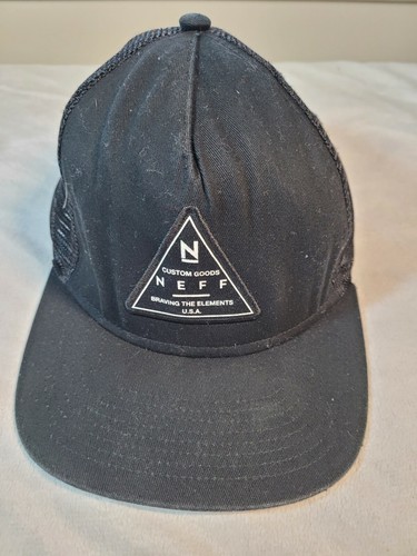 NWOT Neff Custom Goods Black Hat Cap 