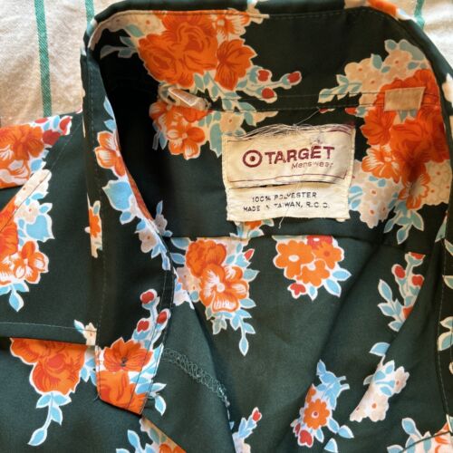 Lot Of 4 70s Polyester Linen Big Collar Men Women Disco Shirts - Picture 5 of 8