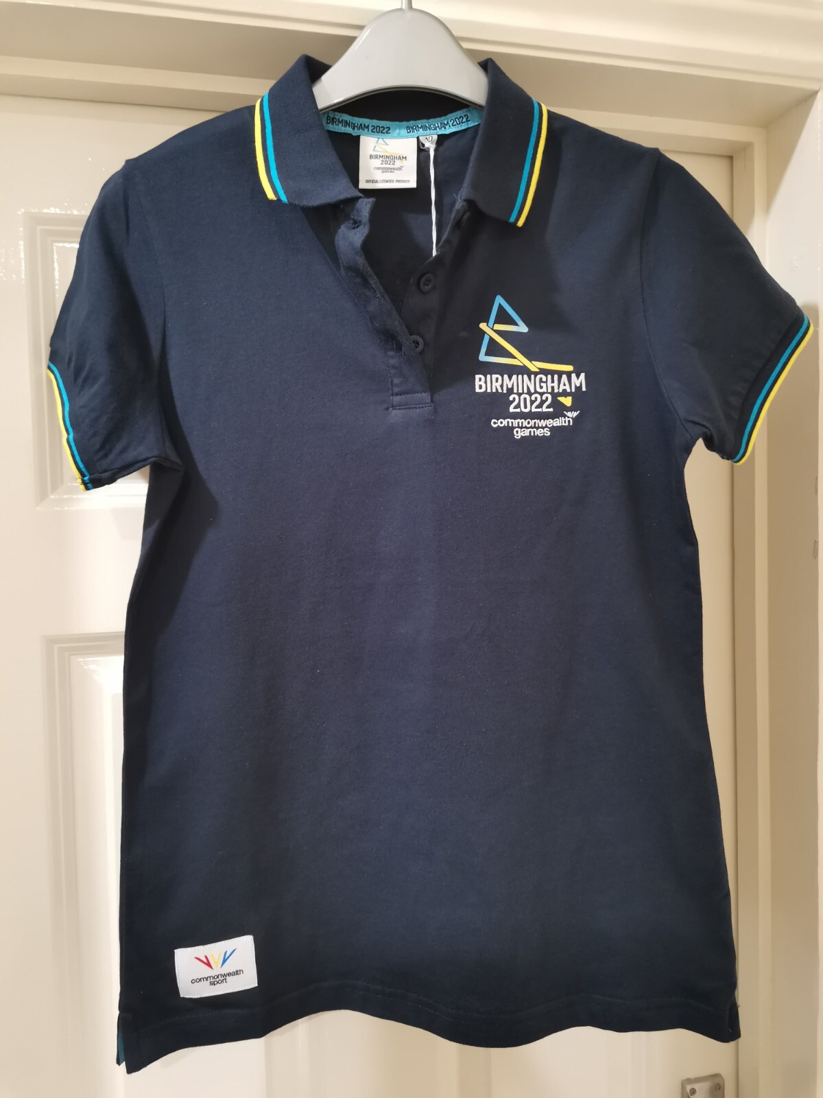 Birmingham 2022 Commonwealth Games Official Womens Polo Size 10 Navy BNWT RRP£40