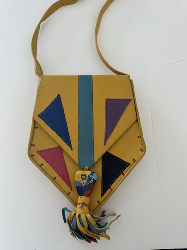 Mille Fiori Geomettic Shoulder Bag, Unique, Rare, Tres Chic!
