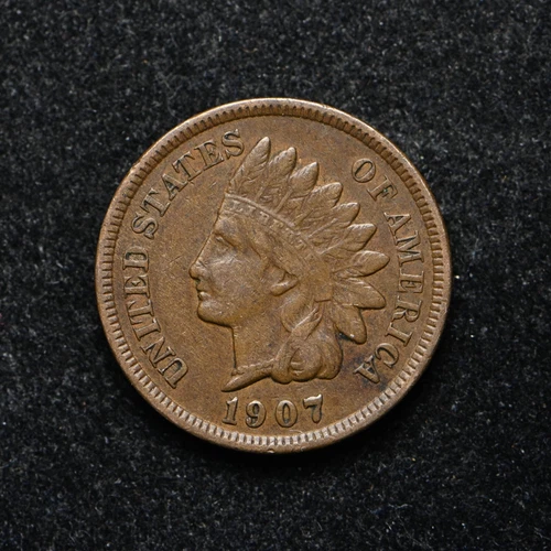 1907 Indian Head Cent VF+ (bb16733)