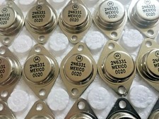 1 Piece  2N6331 PNP TO-3 NTE180 ECG180  BY MOTOROLA